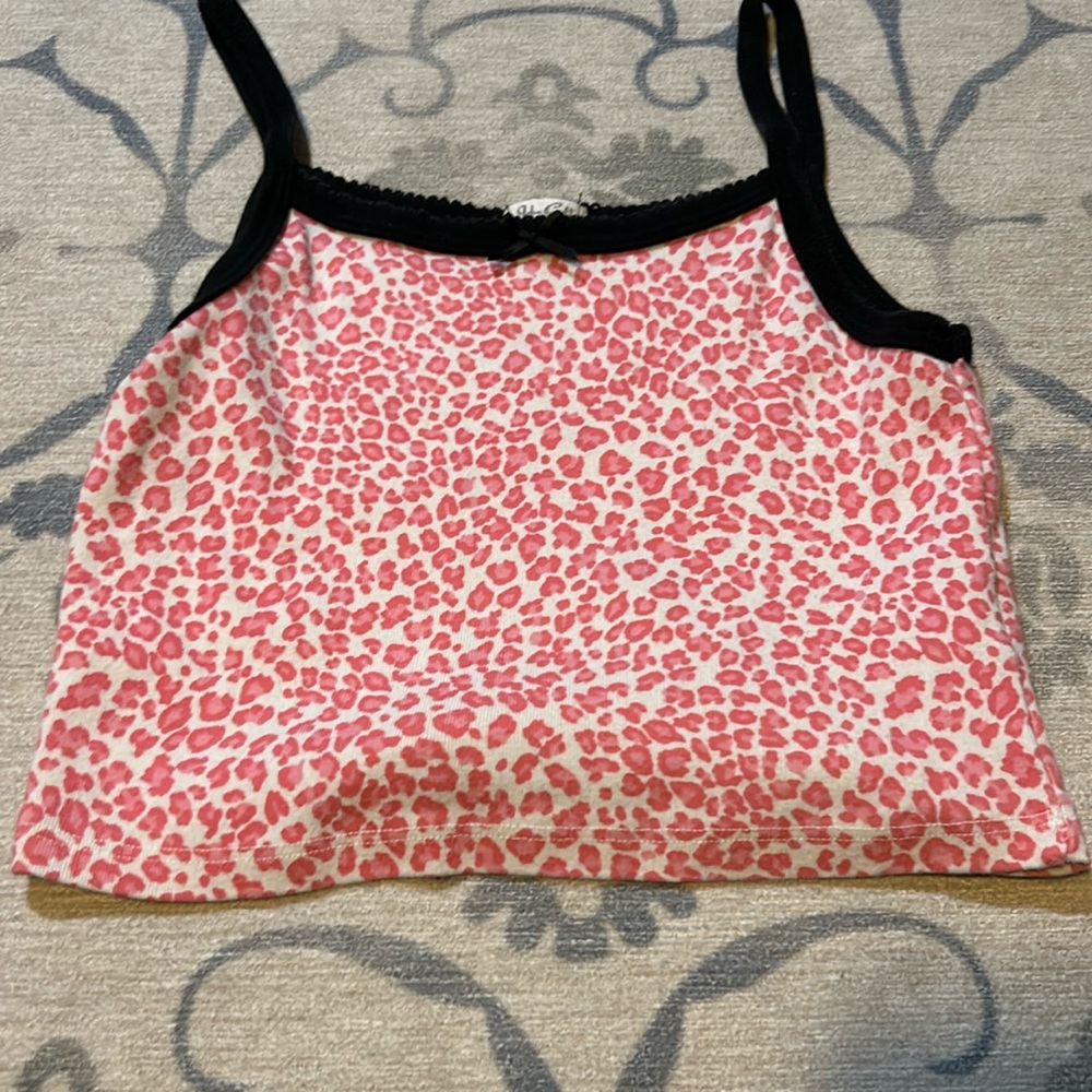 Brandy Melville cheetah tank top